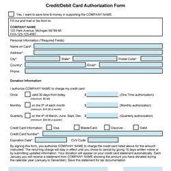 Credit Card Authorization Forms Templates Ready To Use Form Template Blank Kb Transactions Customers