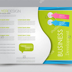 Splendid Green Brochures Editable Vector Format Download Width