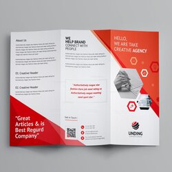 Fold Brochure Templates Printable Fit