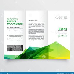 Superlative Abstract Green Creative Fold Brochure Flyer Design Template Stock