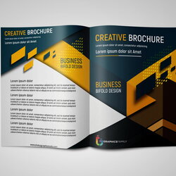 Cool Bi Fold Brochure Template Free Download Modern Design For Business Scaled