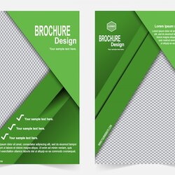 Very Good Premium Vector Green Brochure Template Flyer Design