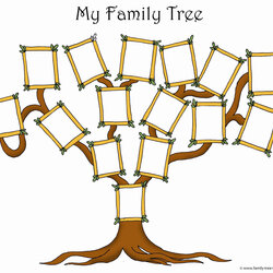 Exceptional Fantastic Fill In The Blank Family Tree Template Fresh Agenda Tate Publishing News Intended For