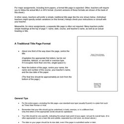 Perfect Sample Literature Review Format Template
