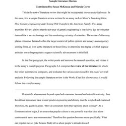 Out Of This World Smart Literature Review Templates Example Examples Template Salutatorian Letter Sample