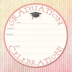 Exceptional Collection Of Hundreds Free Graduation Invitation Printable Templates Invitations Party Template