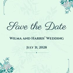 Magnificent Free Save The Date Flyer Template Download In Word Google Docs Modern