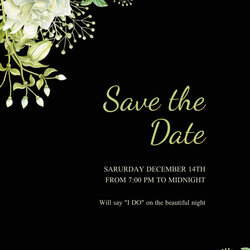 Sterling Save The Date Flyer Template Ts