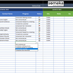 Customer Management Spreadsheet Template Excel List Lead Templates Database Client Tracking Contact