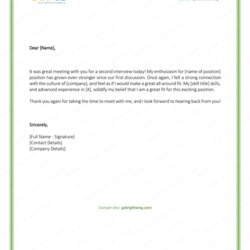 Spiffing Sample Thank You Letter After Interview Plus Best Templates Email Second Emails Short Template Send