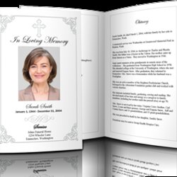 Tremendous Memorial Service Program Sample Funeral Programs Examples For Template Elegant Templates Samples