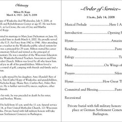 Superlative Best Images About Memorial Legacy Program Templates On Service Funeral Sample Template Services