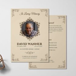 Memorial Service Program Examples Format Funeral Template Templates Word Programs Now Details Print And