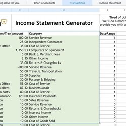 Marvelous Microsoft Excel Accounting Template Database Bookkeeping Loss Spreadsheet Transactions Statements