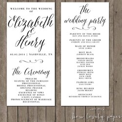Printable Wedding Program The Layla Collection By Programs Simple Ceremony Weddings Wording Template