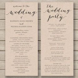 Super Wedding Ceremony Programs Free Printable Ideas