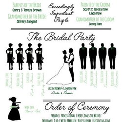 Worthy Printable Wedding Program By On