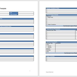 Statement Of Work Templates Free Sample My Word Template Microsoft Related