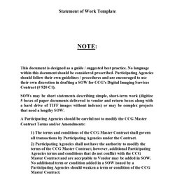 Preeminent Statement Of Work Word Template For Your Needs