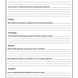 Cool Employee Satisfaction Survey Template In Word And Formats Page Of