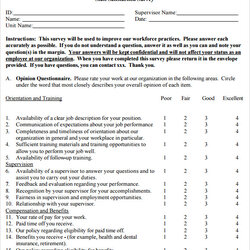 Fantastic Free Sample Employee Satisfaction Survey Templates In Google Docs Template Questions Questionnaire