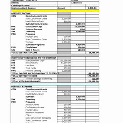 Wizard Treasurer Report Excel Spreadsheet Google Tax Template Budget Business Return Small Preparation
