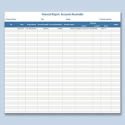 Peerless Treasurer Report Template Excel