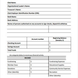 Magnificent Free Sample Treasurer Reports In Ms Word Report Template Templates Board Printable Documents