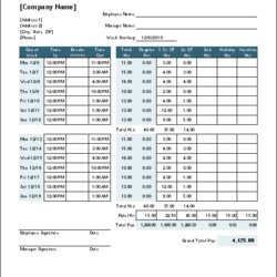 Fine Monthly Time Card Calculator