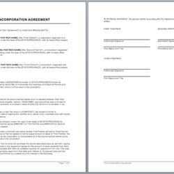 Exceptional Partnership Contract Template Word Templates For Free Download Ms Sample Signed Two Usually