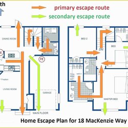 Free Printable Fire Escape Plan Template Of New Evacuation