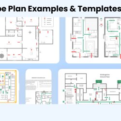 Swell Free Editable Fire Escape Plan Examples Templates