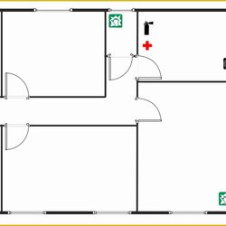 Exceptional Free Printable Fire Escape Plan Template Of Evacuation Emergency Action Plans Office Building Map