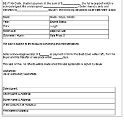 Superb Printable Boat Bill Of Sale Form Template Print Marine Selling Used When Vehicle Worksheet Documents