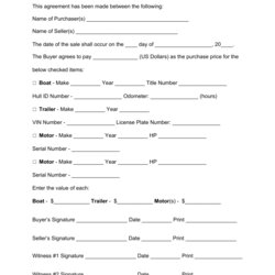 Great Image Result For Bill Of Sale Boat Template Form Agreement Purchase Vessel Word Editable Printable