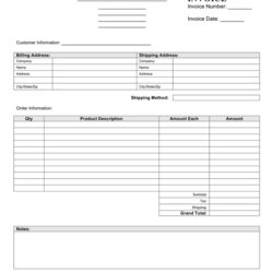Blank Invoice Template Download Free Documents For Word And Excel Minimalist