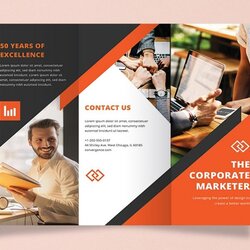 Superior Free Brochure Templates For Word Fold Half More Brochures Modern Template