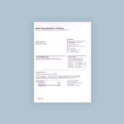 Eminent Printable Editable Wells Fargo Bank Statement Template