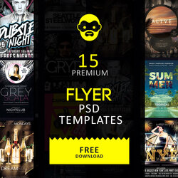 Very Good Premium Flyer Templates Free Download Flyers