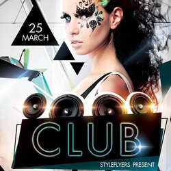 Magnificent New Party Season Free Flyer Templates Visiting Breathtaking Nightclub Club Template