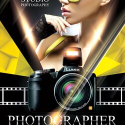 Photographer Free Flyer Template Download Templates Photography Flyers Promotion Sold Modern Party