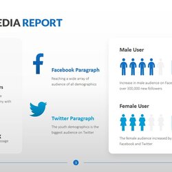 Excellent Social Media Report Template