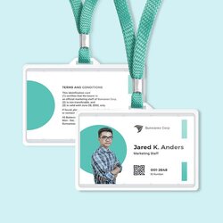 The Highest Quality Free Employee Id Card Word Template Download Printable