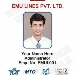Perfect Template Galleries Employee Id Card Templates Cards Business Designs Identity Vertical Badges Name