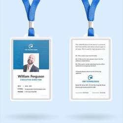 Fantastic Amazing Id Card Templates To Download Sample Template Employee Word Format File Free