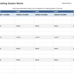 Event Planning Spreadsheet