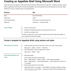 Wonderful Appellate Brief Template Word Fill And Sign Printable Forms Large