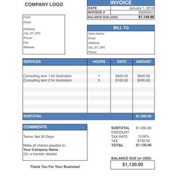 Eminent Self Employed Invoice Template Invoices