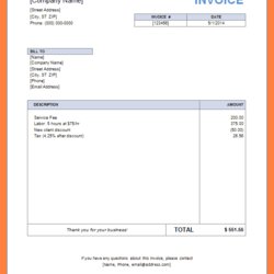 Exceptional Self Employed Invoice Template Free Accounts Stuff Word Printable Format Templates Simple Receipt