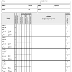 Superior Report Card Fill Online Printable Inside Provincial Regarding Throughout Middle School Template